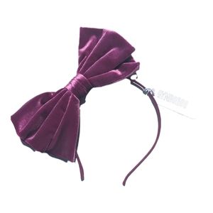Gymboree Girls OS Purple Large Bow Headband